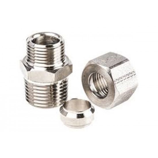 Прав преход за импулсна линия 1/8“ x ф 8 mm